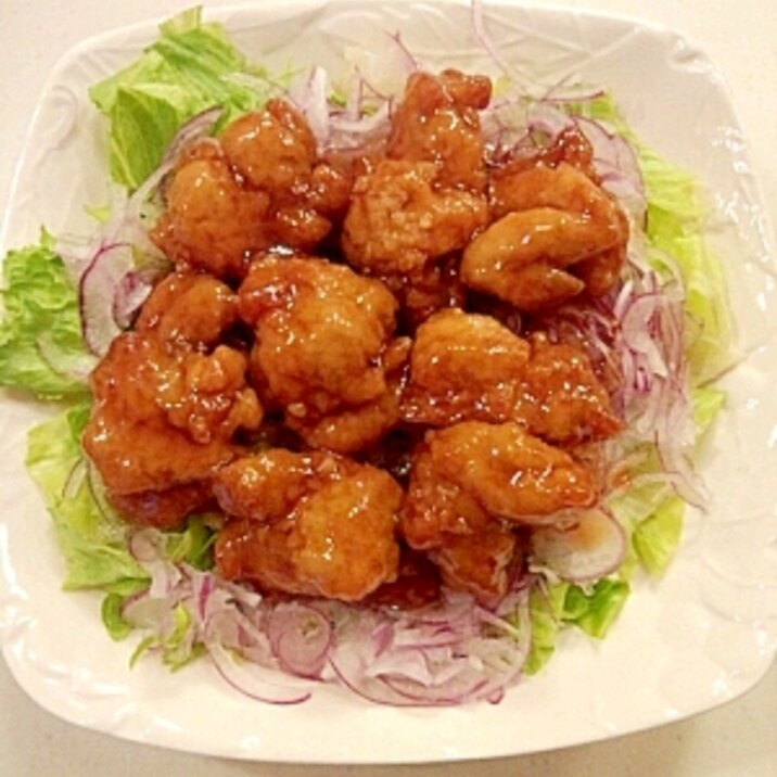 鶏の唐揚げ 甘酢あんかけ レシピ 作り方 By Koko0730 楽天レシピ